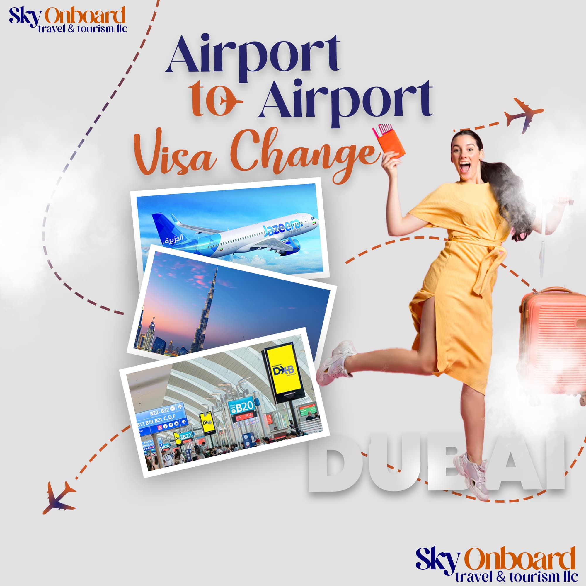 Airport to Airport Visa Change